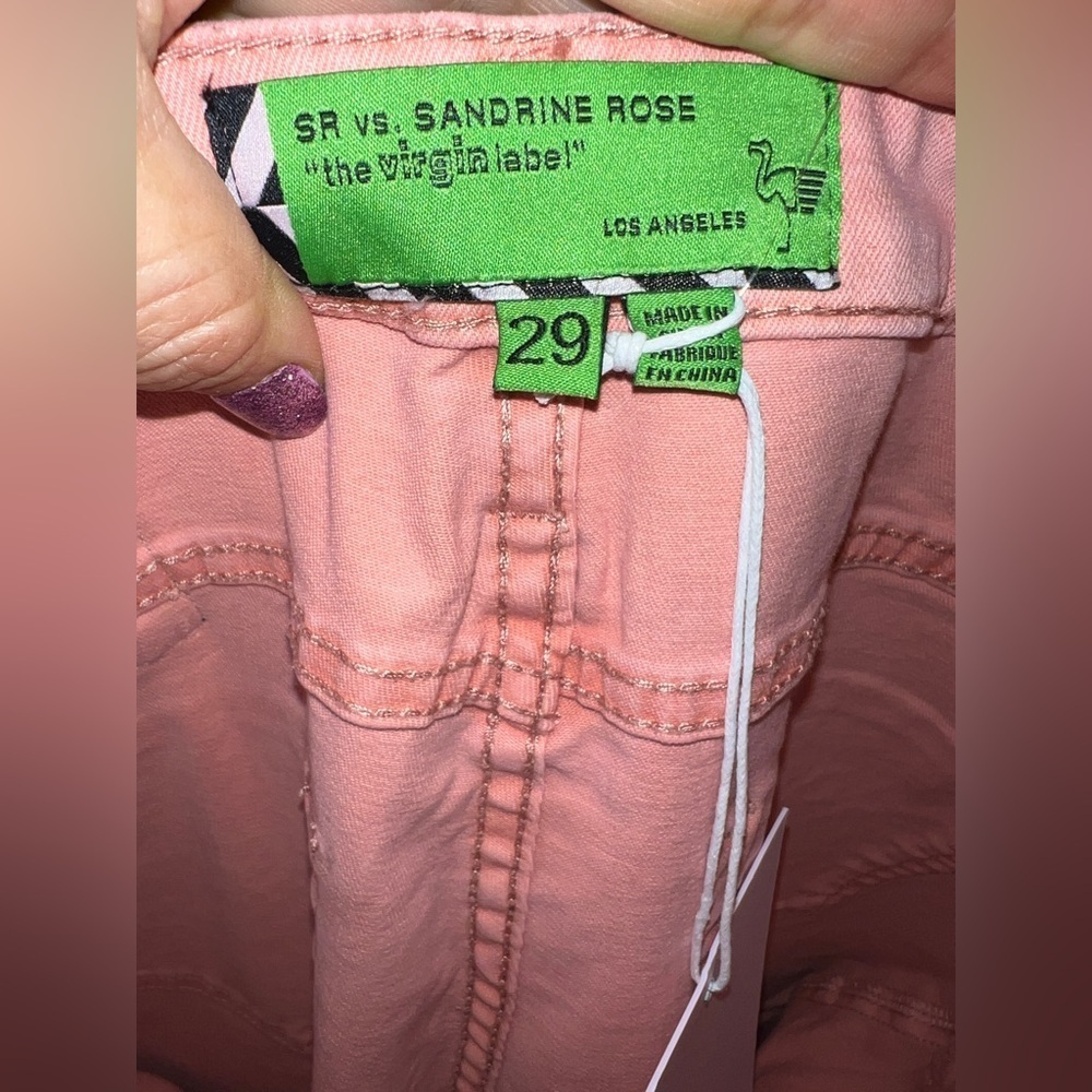 🌸 NWT! Sandrine Rose X Free People Super Flare Jeans - Picture 9 of 11